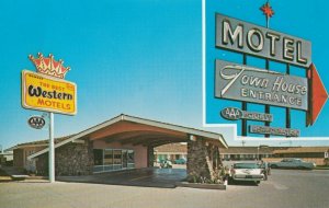 WINSLOW (RT 66) , Arizona , 1950-60s ; Motel Town House ; Route 66