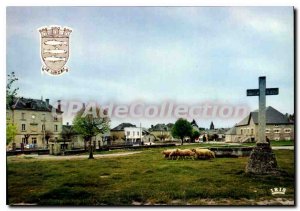 Postcard Modern Lonzac The Mayor La Salle Des Fetes Fairgrounds