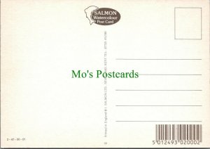 Maps Postcard - Map Showing South Devon and The English Channel  RR10402  