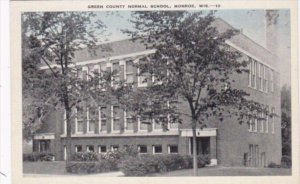 Wisconsin Monroe Green County Normal School 1946