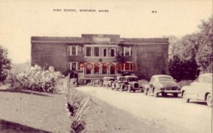HIGH SCHOOL, WINTHROP, MAINE circa 1940