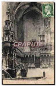 Old Postcard Organ St Bertrand de Comminges cathedral chapter