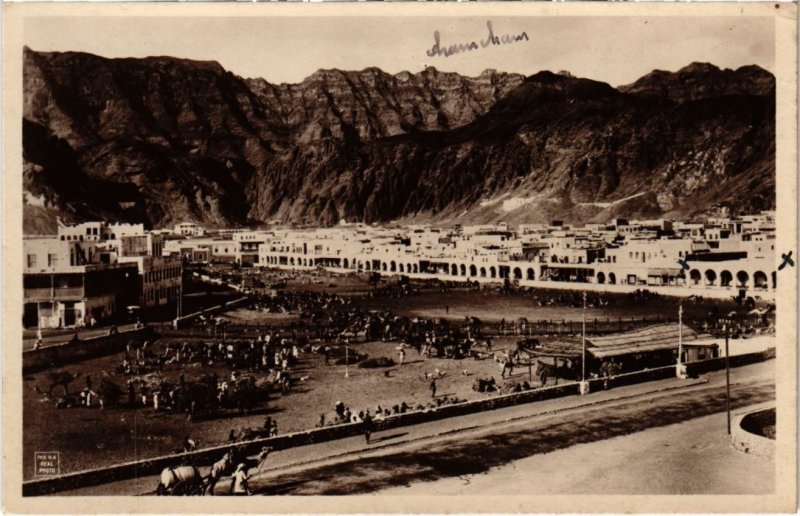 PC ADEN GENERAL VIEW REAL PHOTO YEMEN (a31477)