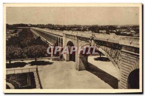 Postcard Old Montpellier Herault Aqueduct St. Clement