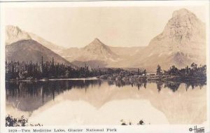 Montana Glacier National Park Two Medicine Lake Real Photo RPPC