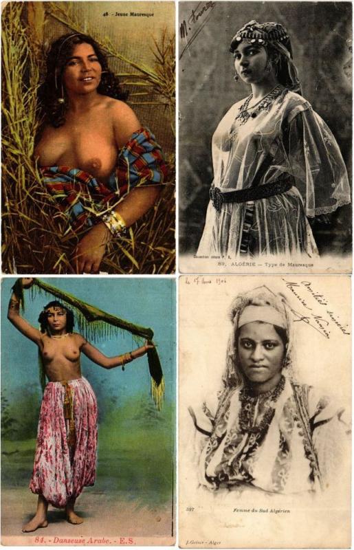 ETHNIC NUS AFRIQUE NUDES AFRICA RISQUE EROTIC 60 CPA pre-1940 (L2820)