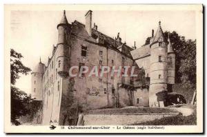 Old Postcard Châteauneuf-sur-Cher Le Chateau