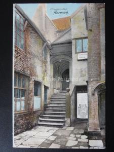 Norfolk NORWICH Strangers Hall c1904 Postcard by Wrench 11603 NORWICH DUPLEX 575