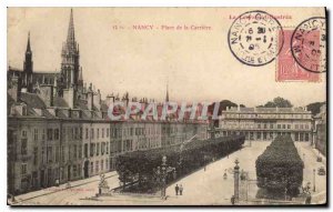 Old Postcard Nancy Place de la Carriere