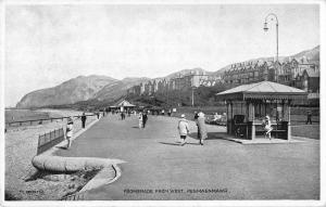 uk31164 promenade from west penmaenmawr wales real photo uk