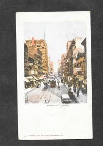 1902 Postcard Private Mailing Card Madison Street Chicago IL