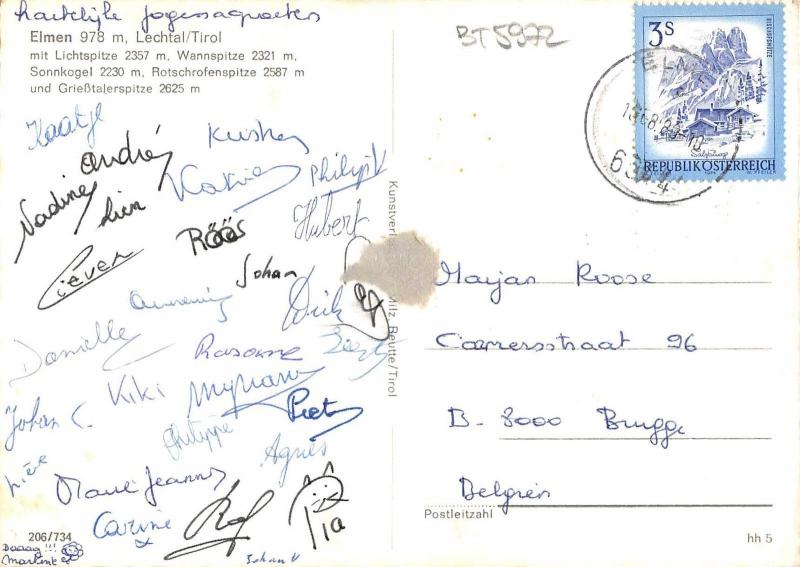 BT5972 Elmen Lechtal Tirol      Austria