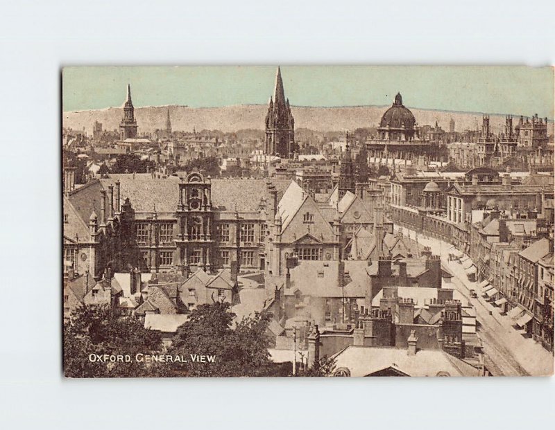 Postcard General View Oxford England