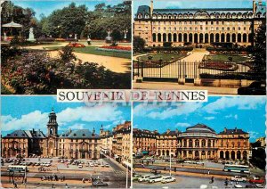 Modern Postcard Souvenir de Rennes