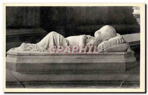Old Postcard Dreux Chapelle St Louis Tomb of Miss de Montpensier (Pradier)