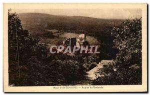 Old Postcard Mont Sainte Odile ruins Dreistein