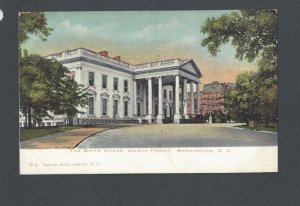 Post Card Ca 1902 Washington DC The White House Photoview In Color UDB