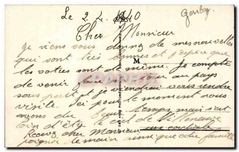 Calais Boulevards Pasteur and Jacquard - Old Postcard