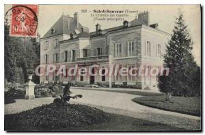 Postcard Old Saint Sauveur Le Chateau Des Drops