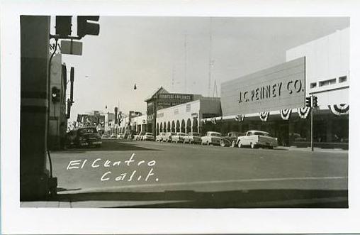 CA - El Centro, Main Street    *RPPC