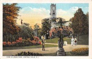 G60/ Central Falls Rhode Island Postcard c1910 Jenks Park Tower 1