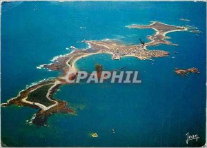 Postcard Modern Brittany Ile de Sein off the Pointe du Raz