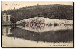 Old Postcard Belgium Spa Lake Warfaz