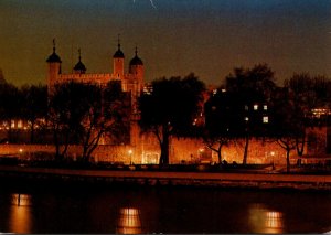 England London Tower Of London By Night