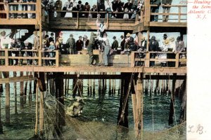 Atlantic City New Jersey New Jersey Fisherman Postcard