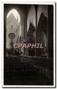 Old Postcard Army Church destroyed War of 1914