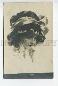 439151 Philip BOILEAU Lady in Hat FASHION Vintage postcard RUSSIA Photo #2683