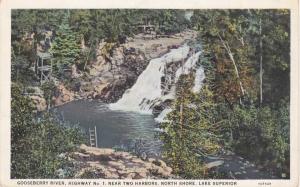 Gooseberry River Falls near Two Harbors MN, Minnesota - WB