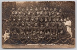 Czech Republic RPPC WW1 Soldiers Company Cooks Real Photo Postcard Q26
