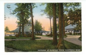 MA - Westfield. Pequot Lake, Pavilion at Hampton Ponds