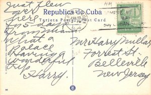 Hotel Nacional Habana Cuba, Republica de Cuba 1946 