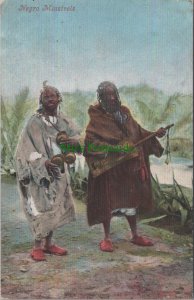 Algeria Postcard - Black Minstrels. Musicians, Bou Saada Region  Ref.RS30881