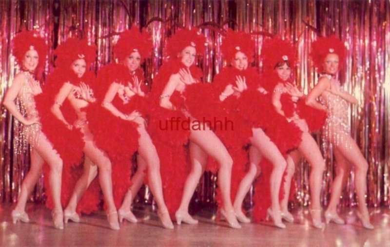 SEVEN SHOWGIRLS on stage LAS VEGAS, NV Entertainment capital of the world