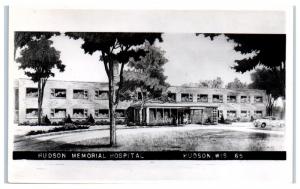 Mid-1900s Hudson Memorial Hospital, Hudson, WI Postcard