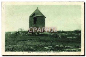 Old Postcard Camp De Coetquidan Moulin D & # 39Avaugours