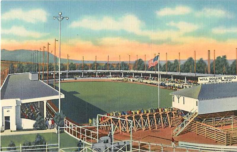 Spencer Penrose Stadium Colorado Springs CO Rodeo Postcard