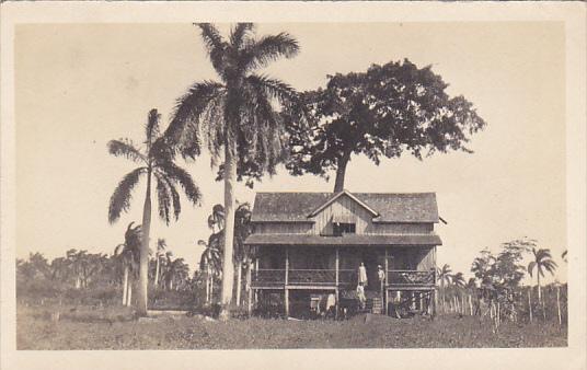 Panama Typical House Canal Zone Real Photo