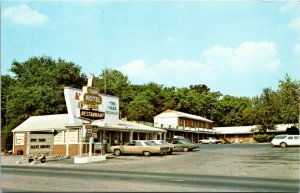 Postcard TN Nashville Tour Motel & Restaurant Routes 31W & 41 1970s F25
