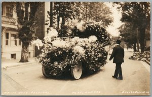 PORTLAND OR ROSE FESTIVAL ANTIQUE REAL PHOTO POSTCARD RPPC
