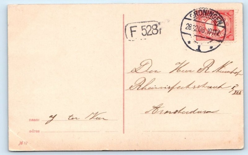 GRONINGEN Gazebo NETHERLANDS Postcard