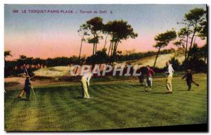 Old Postcard Le Touquet Paris Plage De Golf Course