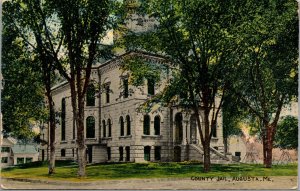 Postcard County Jail in Augusta, Maine~133342