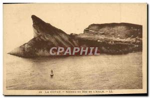 Old Postcard La Ciotat Rocher Du beak of & # 39aigle