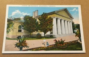 VINTAGE .01 POSTCARD UNUSED CURTIS LEE MANSION, ARLINGTON, VIRGINIA