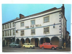 The Old Bell Hotel Warminster Wiltshire New Unused Vintage Postcard Early 1970s