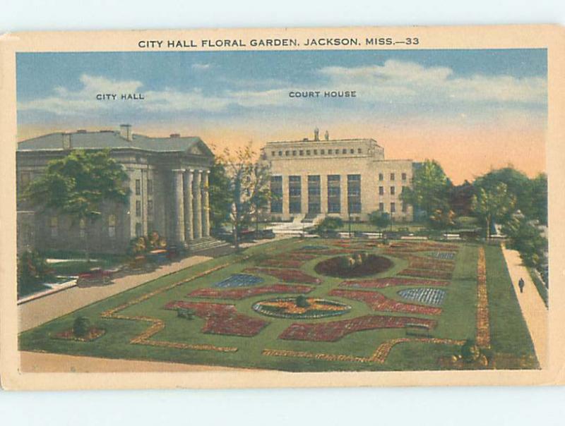 Linen Like CITY HALL SCENE Jackson Mississippi MS hs6367